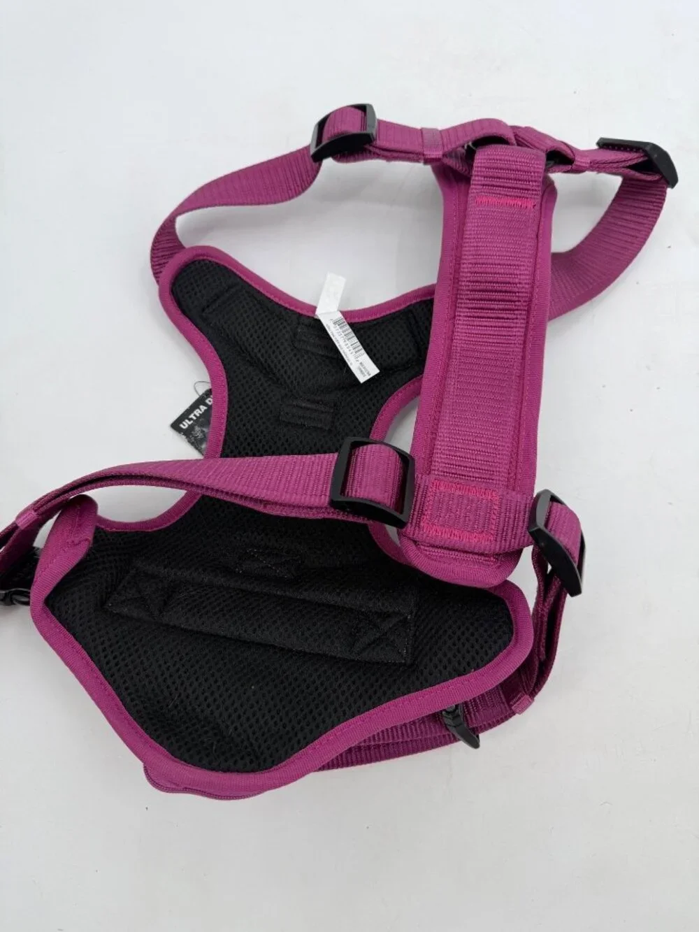 KONG Waste Bag Dog Harness XXL Adjustable Reflective Magenta
